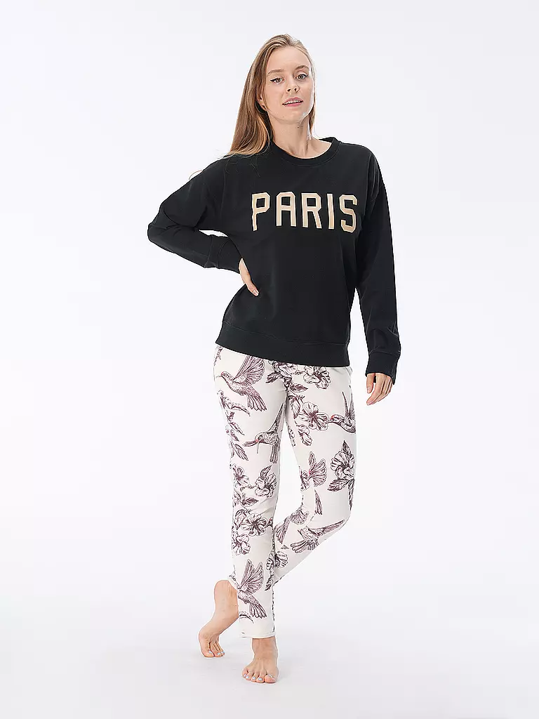 JUVIA | Loungewear Sweater PARIS  | Noir