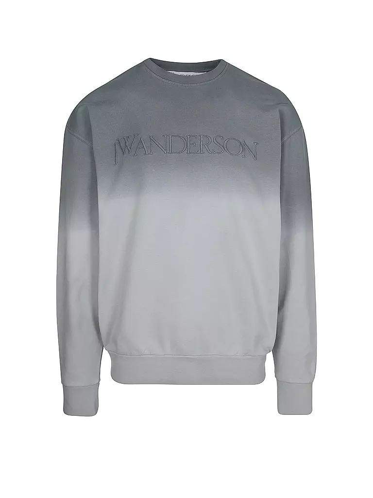 JW ANDERSON | Sweat LOGO GRADIENT SWEATER | hellgrau