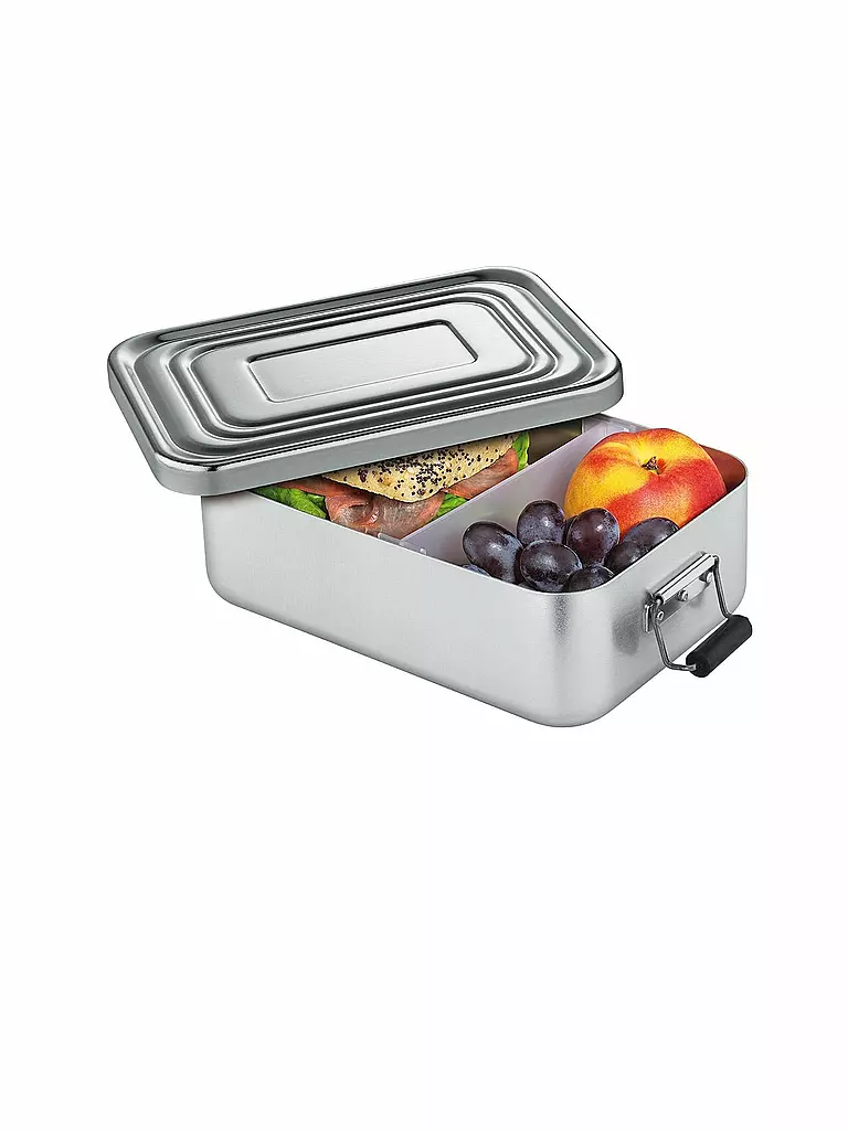 KÜCHENPROFI | Boîte de conservation - Petite boîte à lunch 18x12cm (Argent) | silber