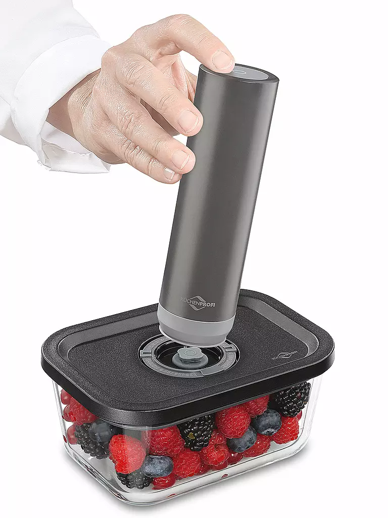 KÜCHENPROFI | Boîte de conservation sous vide EASYFRESH M 0,8L | schwarz