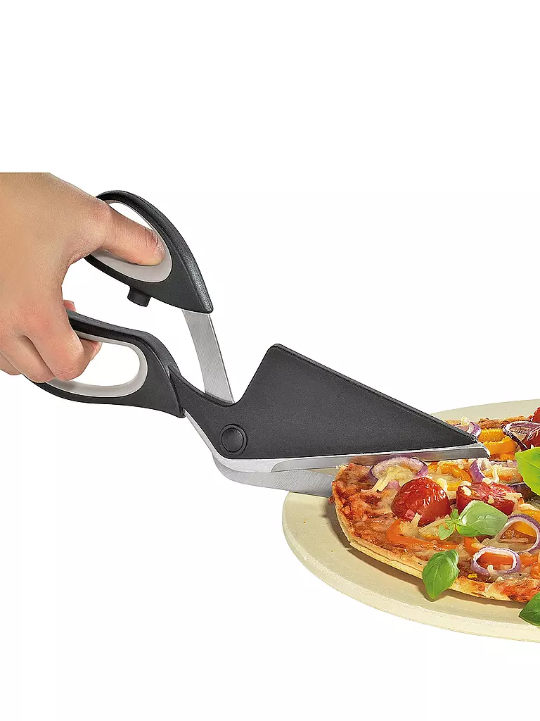 KÜCHENPROFI | Ciseaux à pizza 27cm acier inoxydable / noir | 