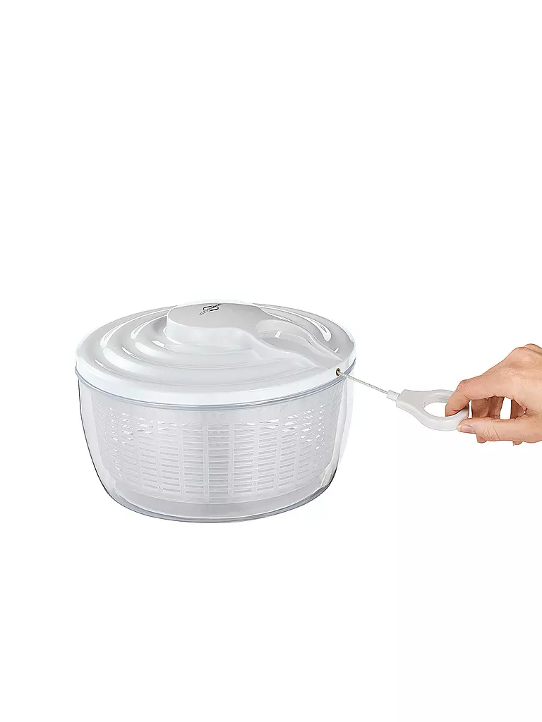 KÜCHENPROFI | Essoreuse à salade WAVE 24cm plastique / Blanc | weiss