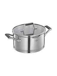 KÜCHENPROFI | Faitout 20cm/3l BOLOGNA Inox /Noir | Argent