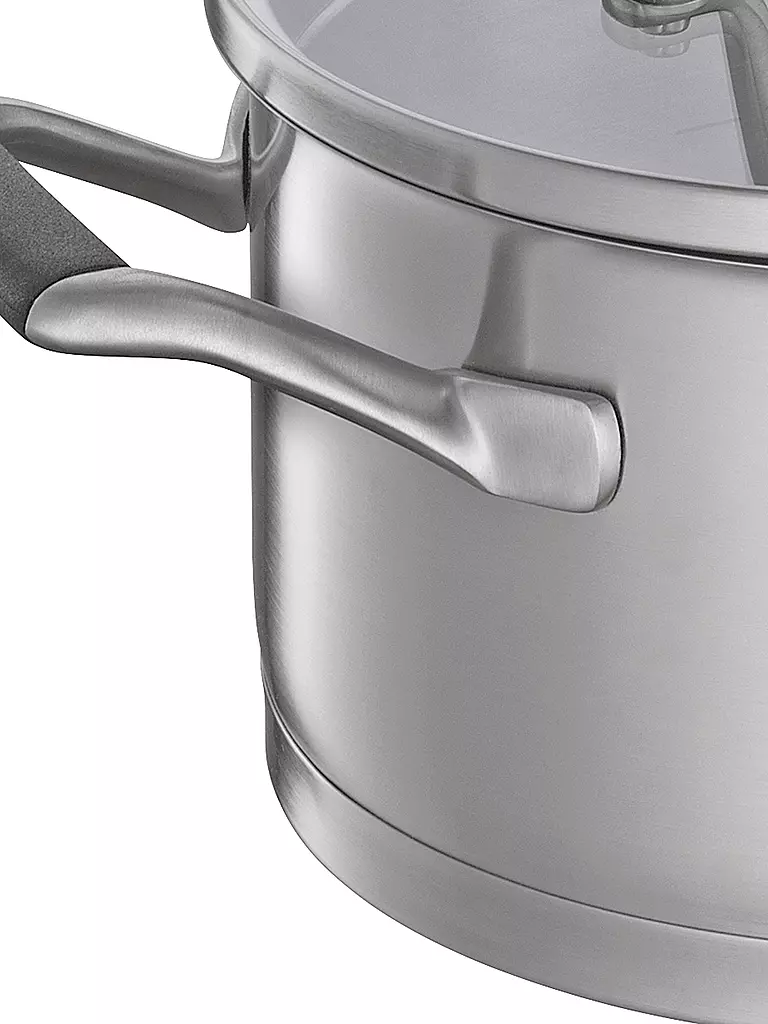 KÜCHENPROFI | Faitout 20cm/3l BOLOGNA Inox /Noir | 