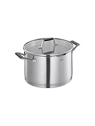 KÜCHENPROFI | Marmite 24cm/6,7l BOLOGNA Inox/Noir | Argent