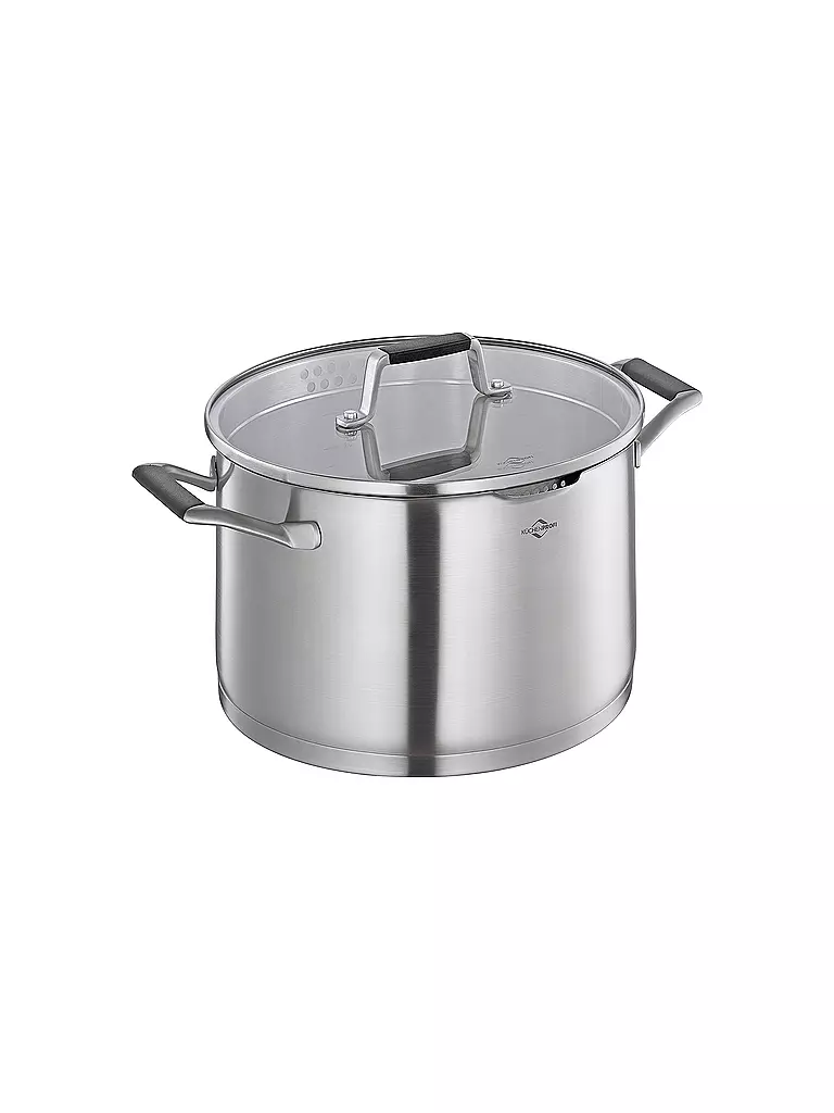 KÜCHENPROFI | Marmite 24cm/6,7l BOLOGNA Inox/Noir | Argent