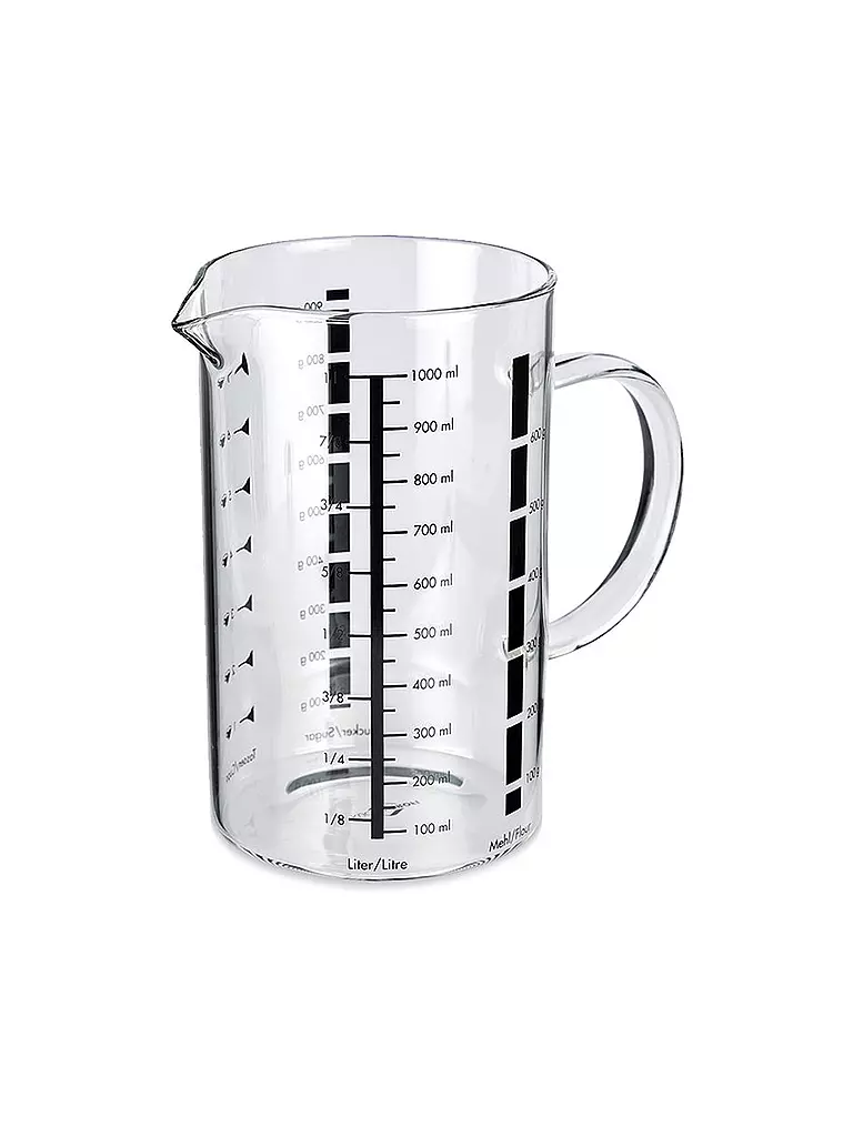 KÜCHENPROFI | Messbecher mit Griff 0,5l | Transparent