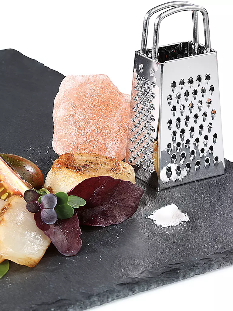 KÜCHENPROFI | Mini râpe carrée 8cm en acier inoxydable | 