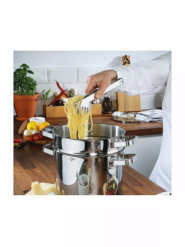 KÜCHENPROFI | Pince à pâtes BRASSERIE 24cm en acier inoxydable | silber