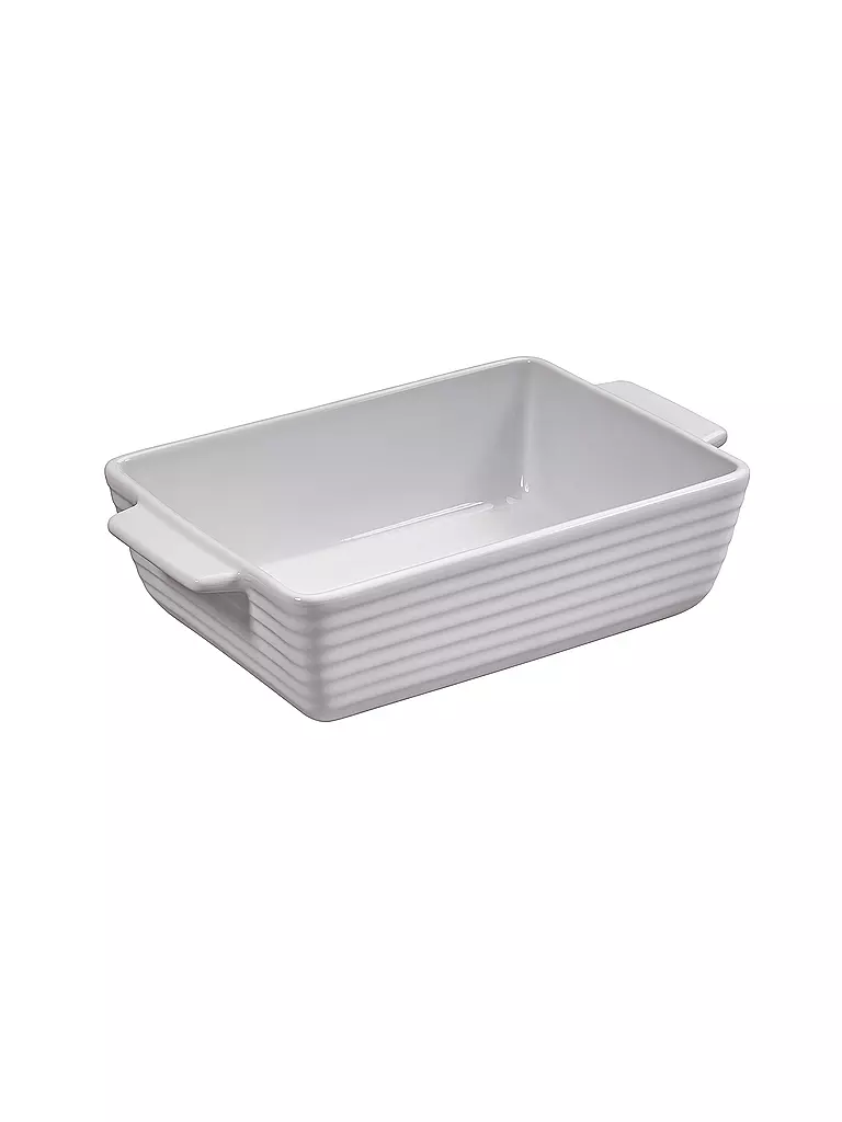 KÜCHENPROFI | Plat à gratin BURGUND rectangulaire 17cm/0,75 l Blanc | Blanc