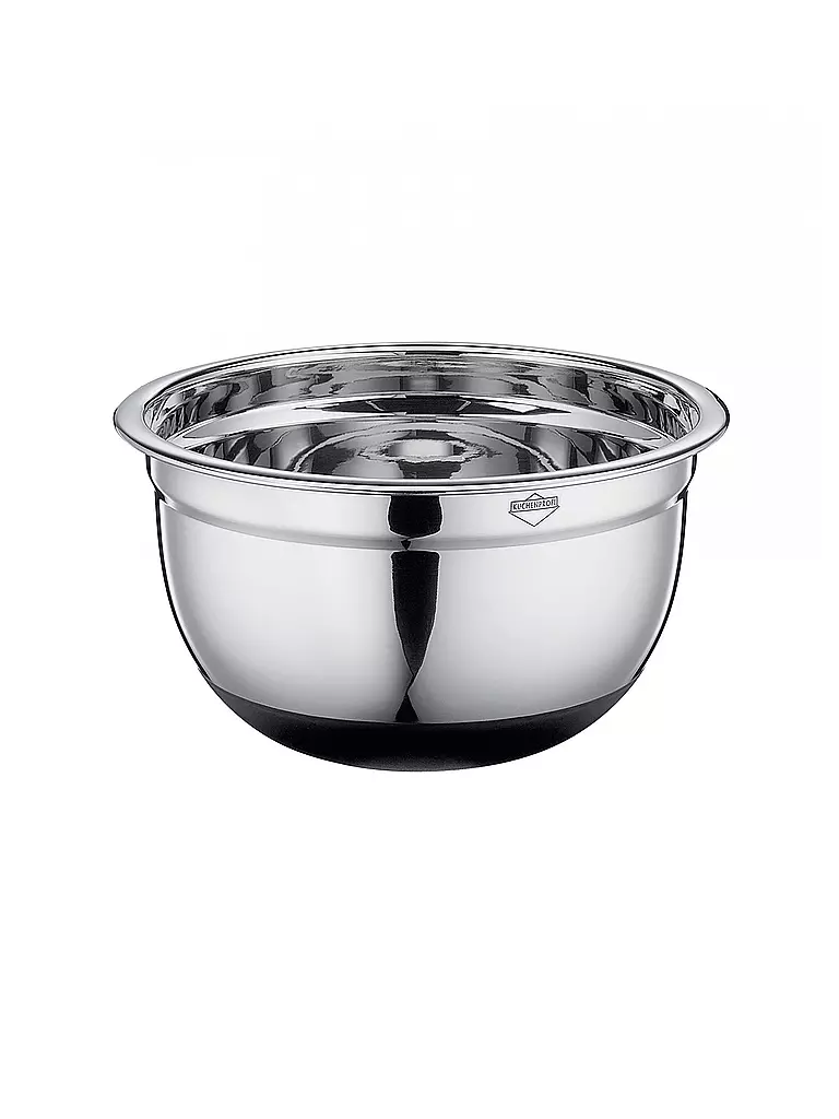 KÜCHENPROFI | Récipient à mélanger 2,6 l (acier inoxydable/silicone) | silber