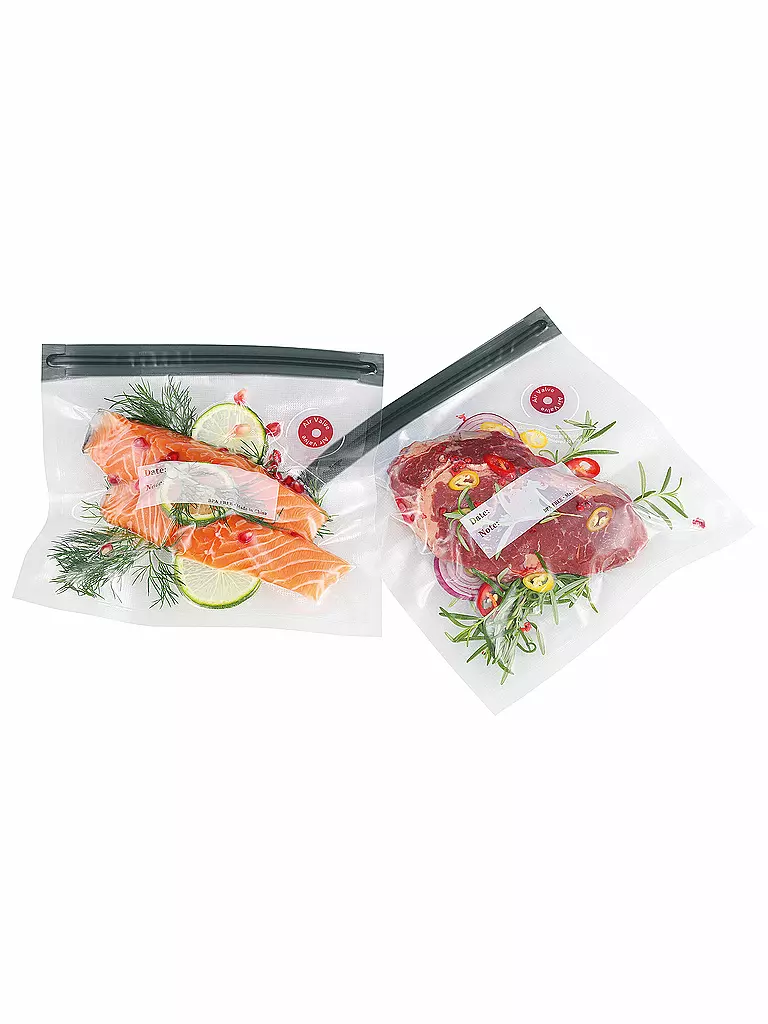 KÜCHENPROFI | Sacs sous vide, lot de 10, 22 x 21 cm EASYFRESH | 