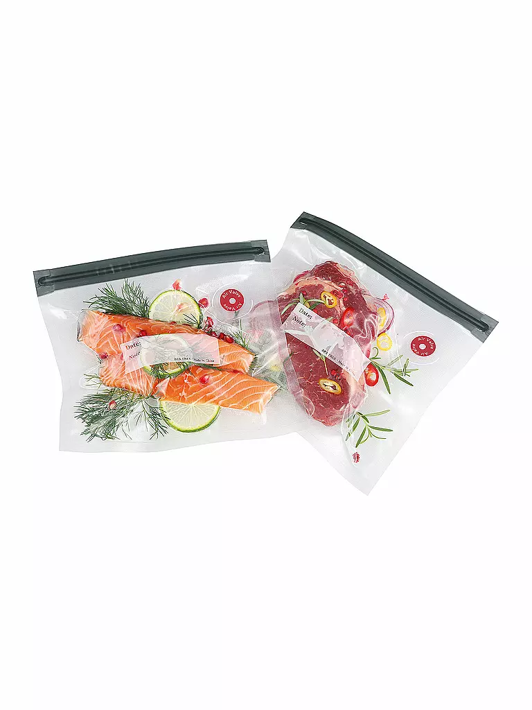 KÜCHENPROFI | Sacs sous vide, lot de 10, 22 x 21 cm EASYFRESH | 