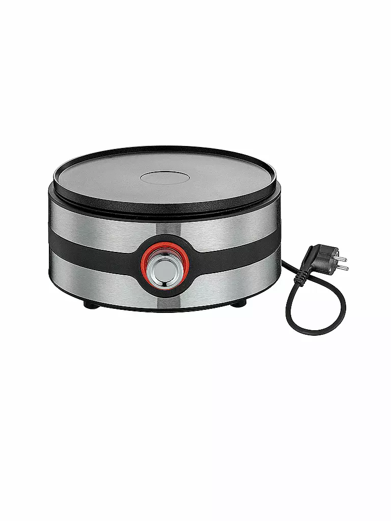 KÜCHENPROFI | Set à fondue BASEL électrique en acier inoxydable | Argent