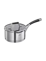 KÜCHENPROFI | Stielkasserolle 16cm/1,5l  BOLOGNA Edelstahl /Schwarz | Argent