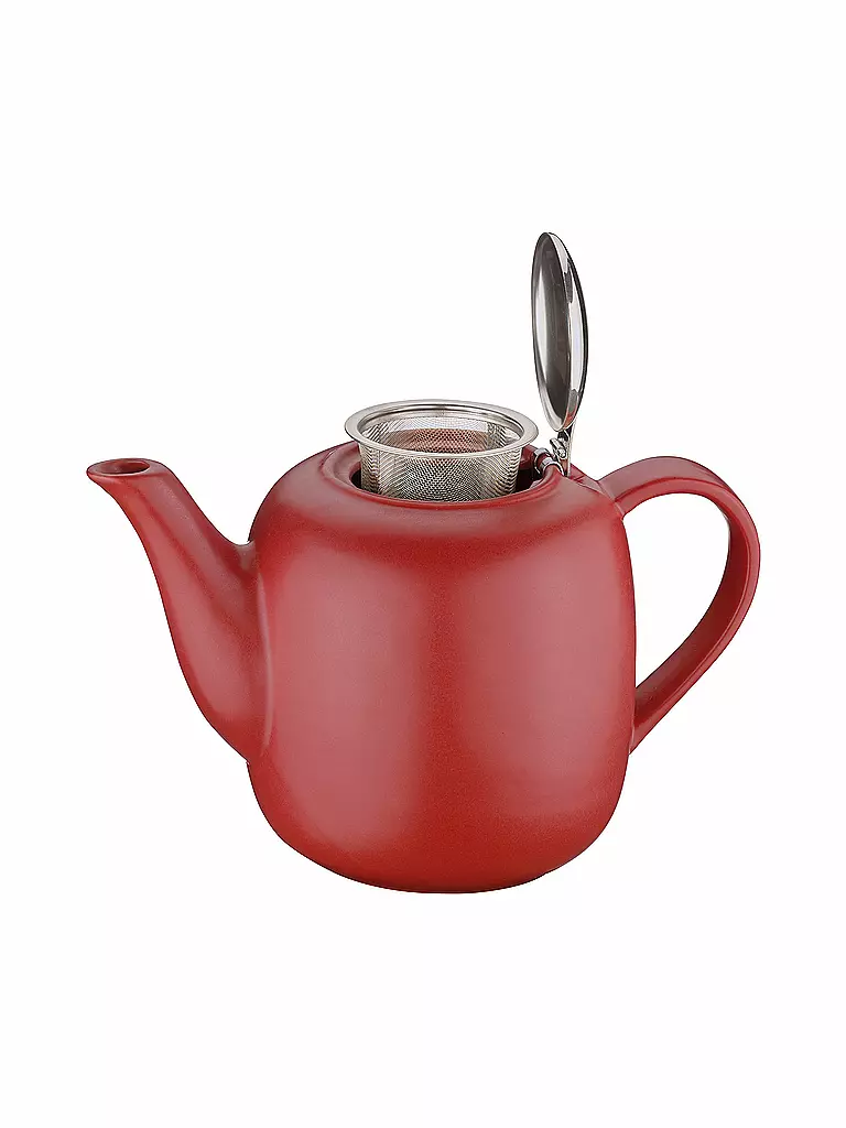 KÜCHENPROFI | Théière LONDON 1,5l Céramique/Rouge | rot