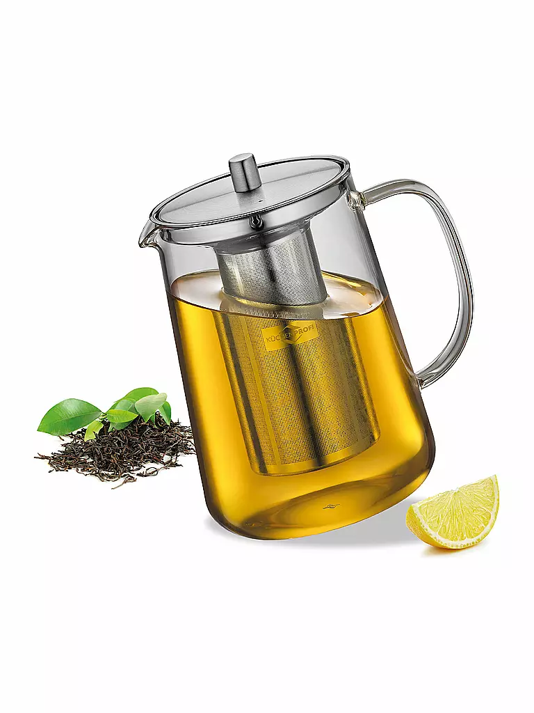 KÜCHENPROFI | Théières 1,2l ASSAM verre/acier inoxydable | 