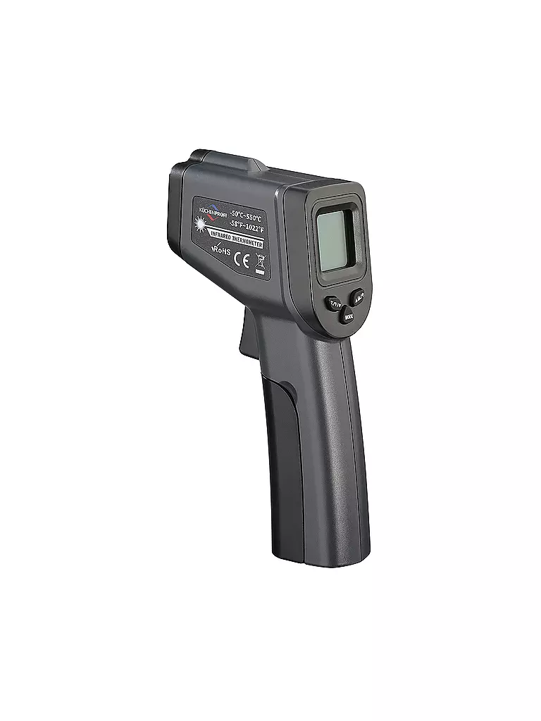 KÜCHENPROFI | Thermomètre infrarouge -50-550C | schwarz