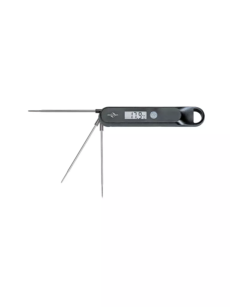 KÜCHENPROFI | Thermomètre numérique SHAKE 18cm Noir | 