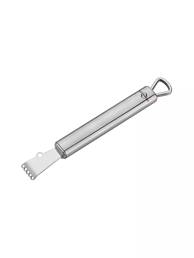 KÜCHENPROFI | Zesteur à citron PARMA 17,5cm acier inoxydable | Argent