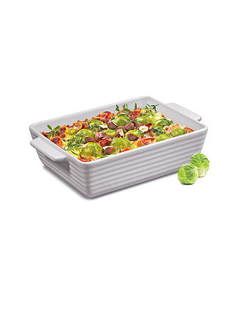 KÜCHENPROFI | Plat à gratin BURGUND rectangulaire 17cm/0,75 l Blanc