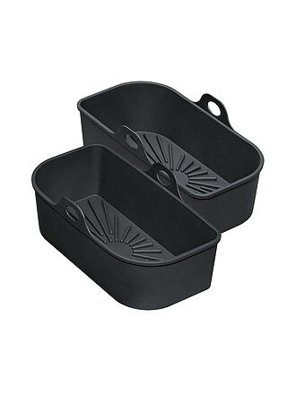 KÜCHENPROFI | Panier 1/2 pour friteuse à air chaud IMPULS 2 pièces 1,4l Sil.Noir