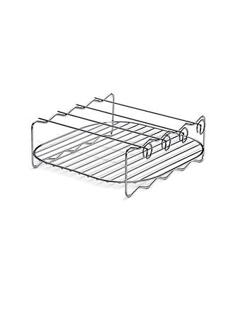 KÜCHENPROFI | Set de grill pour friteuse à air chaud IMPULS 8 L 5 pièces en acier inoxydable