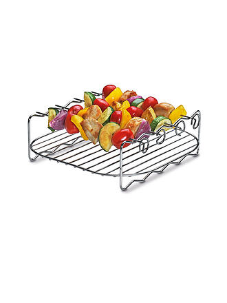 KÜCHENPROFI | Set de grill pour friteuse à air chaud IMPULS 8 L 5 pièces en acier inoxydable