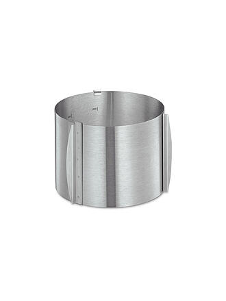 KÜCHENPROFI | Cercle à pâtisserie réglable /rond 16-30cm/14cm BAKE Acier inoxydable