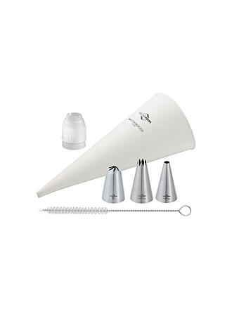 KÜCHENPROFI | Set de poches à douille BAKE 6 pièces Nylon / Acier inoxydable