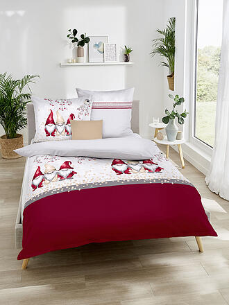 KAEPPEL | Parure de lit en flanelle WICHTEL KUMPEL 70x90cm/140x200cm Argent