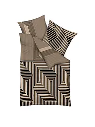 KAEPPEL | Linge de lit en flanelle 70x90cm/140x200cm ESCAPE Or | Argent