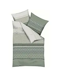 KAEPPEL | Linge de lit en flanelle 70x90cm/140x200cm VALENCIA Jade | Vert clair