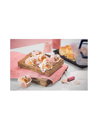 KAISER | Plaque de cuisson avec couvercle 42x29cm antiadhésive noire