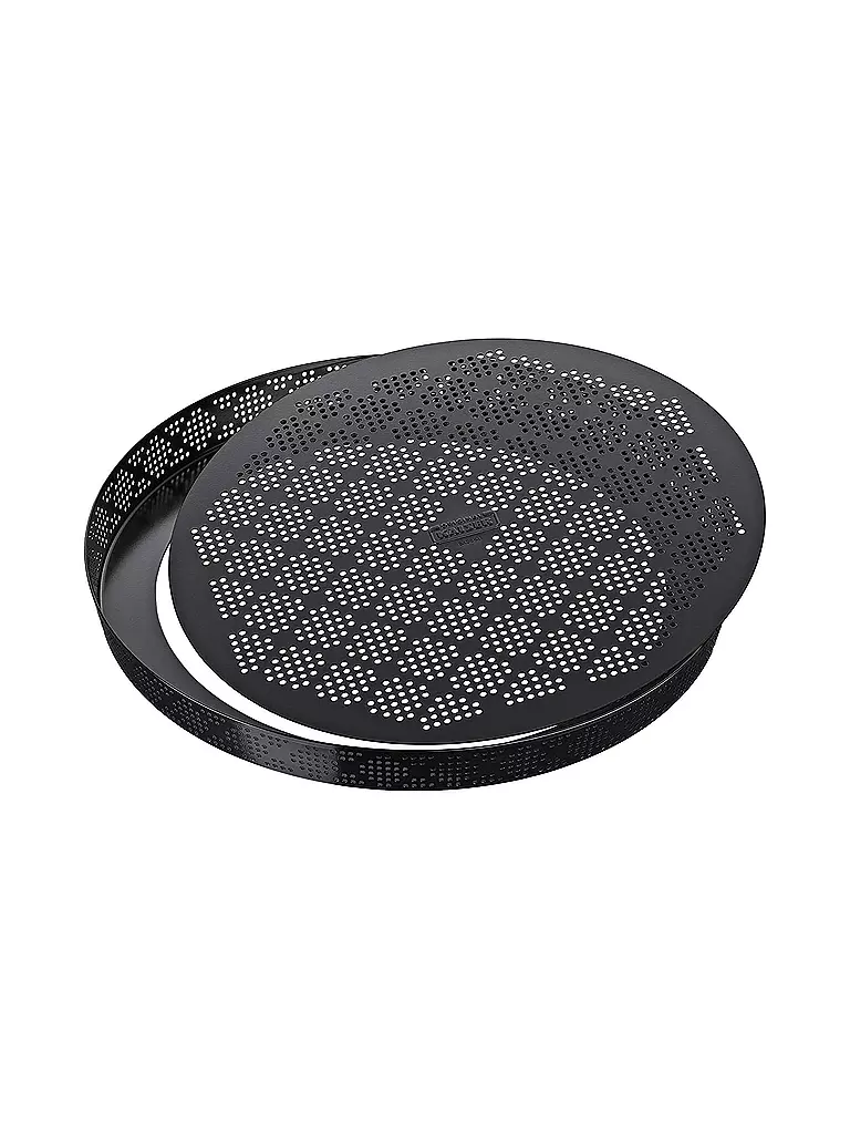 KAISER | Moule à tarte/quiche avec fond amovible 28cm antiadhésif | Noir