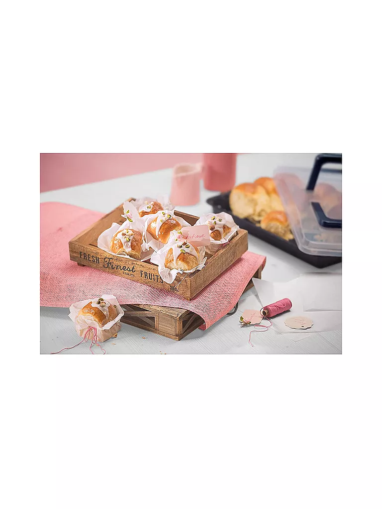 KAISER | Plaque de cuisson avec couvercle 42x29cm antiadhésive noire | Noir