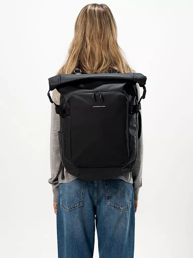 KAPTEN & SON | Sac à dos LISBON, extensible | schwarz