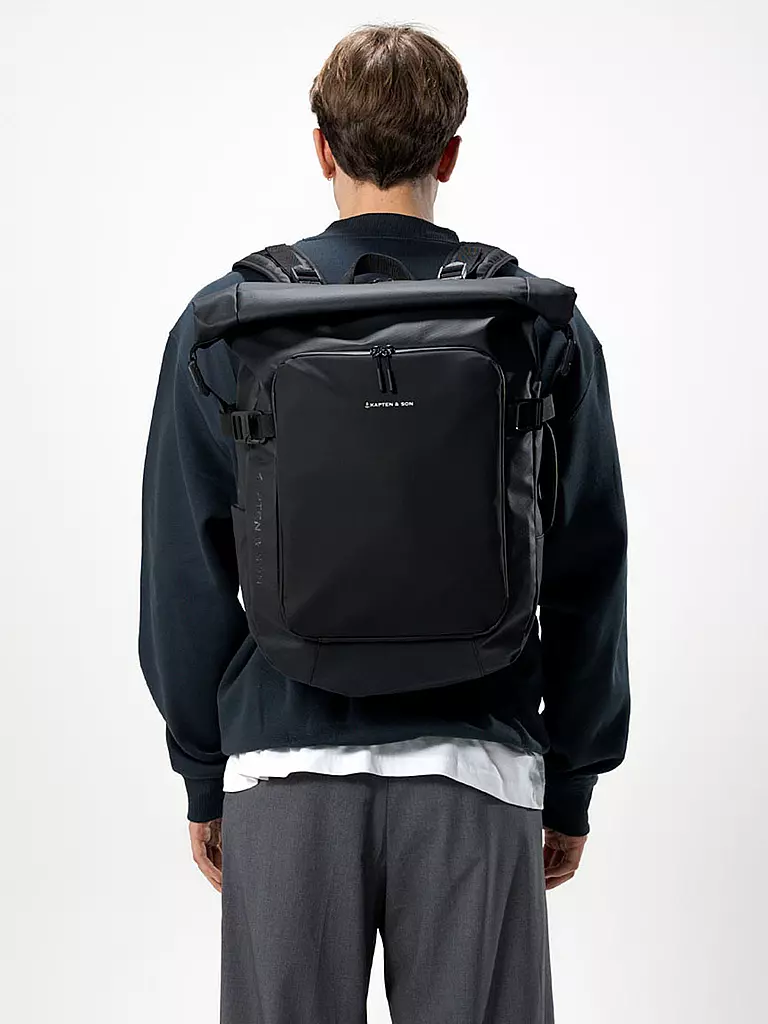 KAPTEN & SON | Sac à dos LISBON, extensible | schwarz