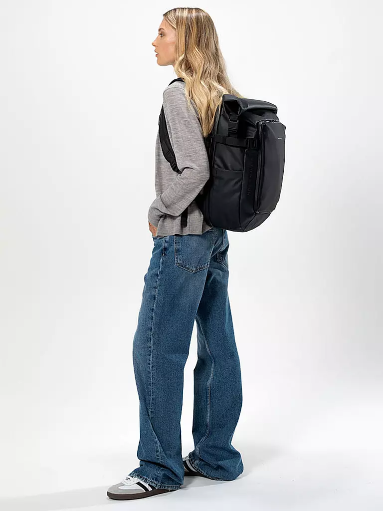 KAPTEN & SON | Sac à dos LISBON, extensible | schwarz