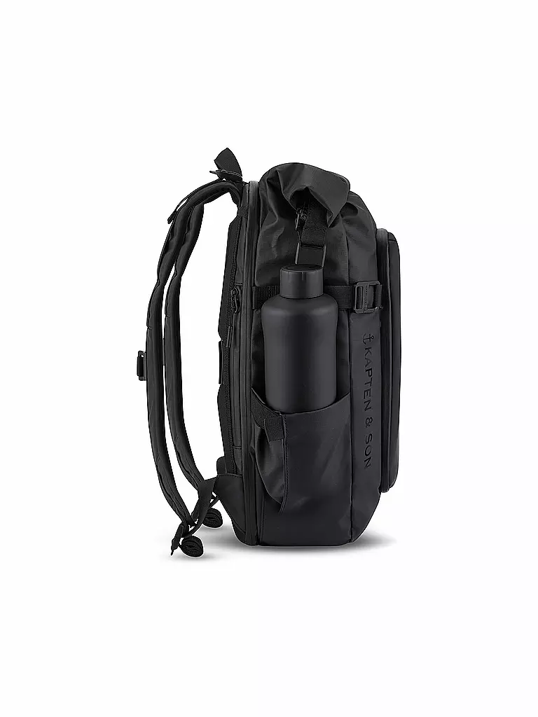 KAPTEN & SON | Sac à dos LISBON, extensible | schwarz
