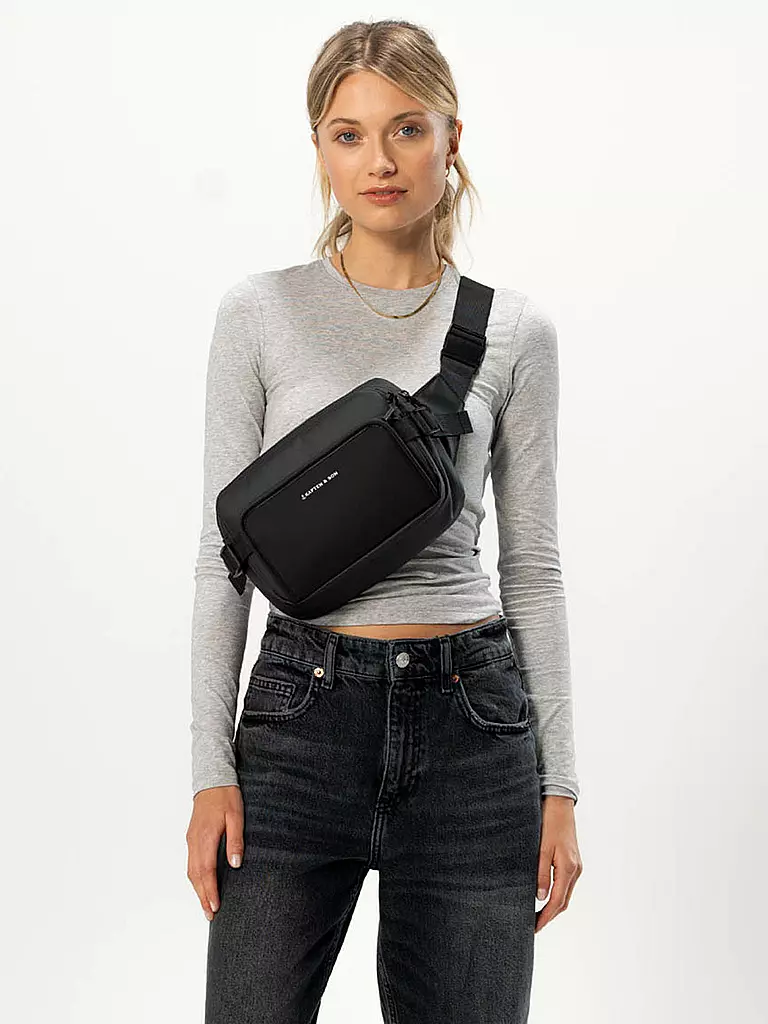 KAPTEN & SON | Sac - Sac bandoulière LISBON CROSSBODY, extensible | schwarz
