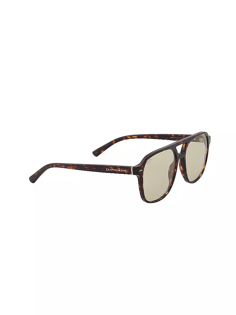 KAPTEN & SON | Sonnenbrille ZURICH OVERSIZE | Marron