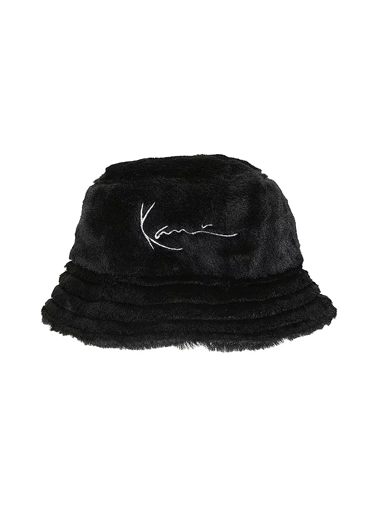 KARL KANI | Bob - Chapeau seau en fausse fourrure | Noir