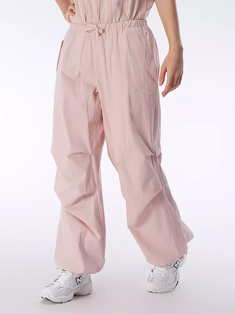 KARL KANI | Cargohose - Parachute Pants | Rose