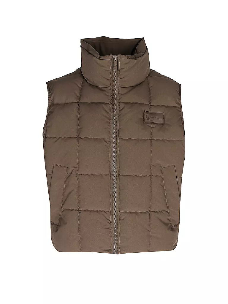 KARL KANI | Gilet matelassé | braun