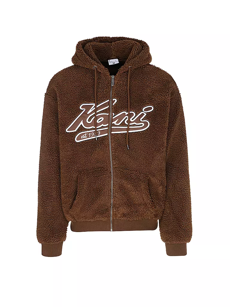 KARL KANI | Jacke in Felloptik  | Marron