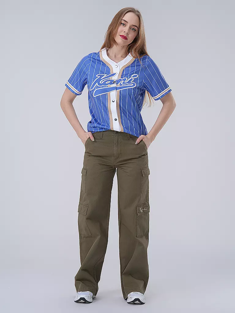 KARL KANI | Pantalon cargo | olive