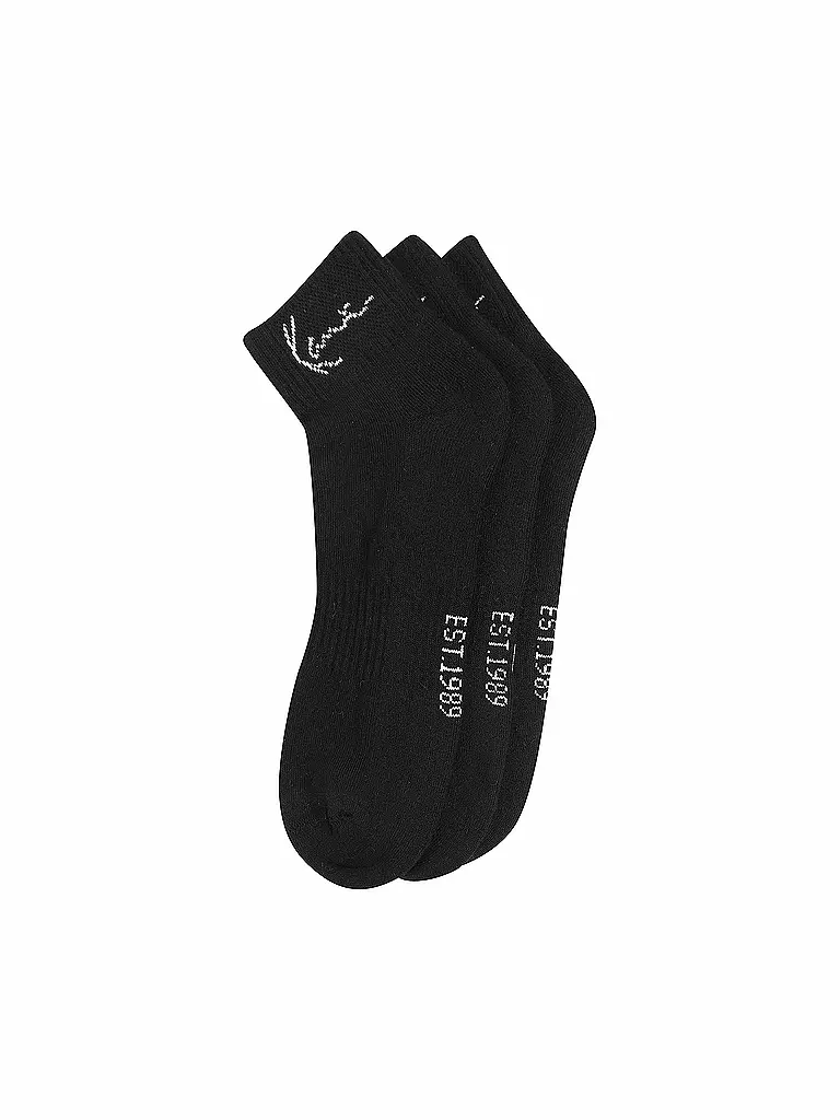 KARL KANI | Socken 3er-Pkg. black | Noir