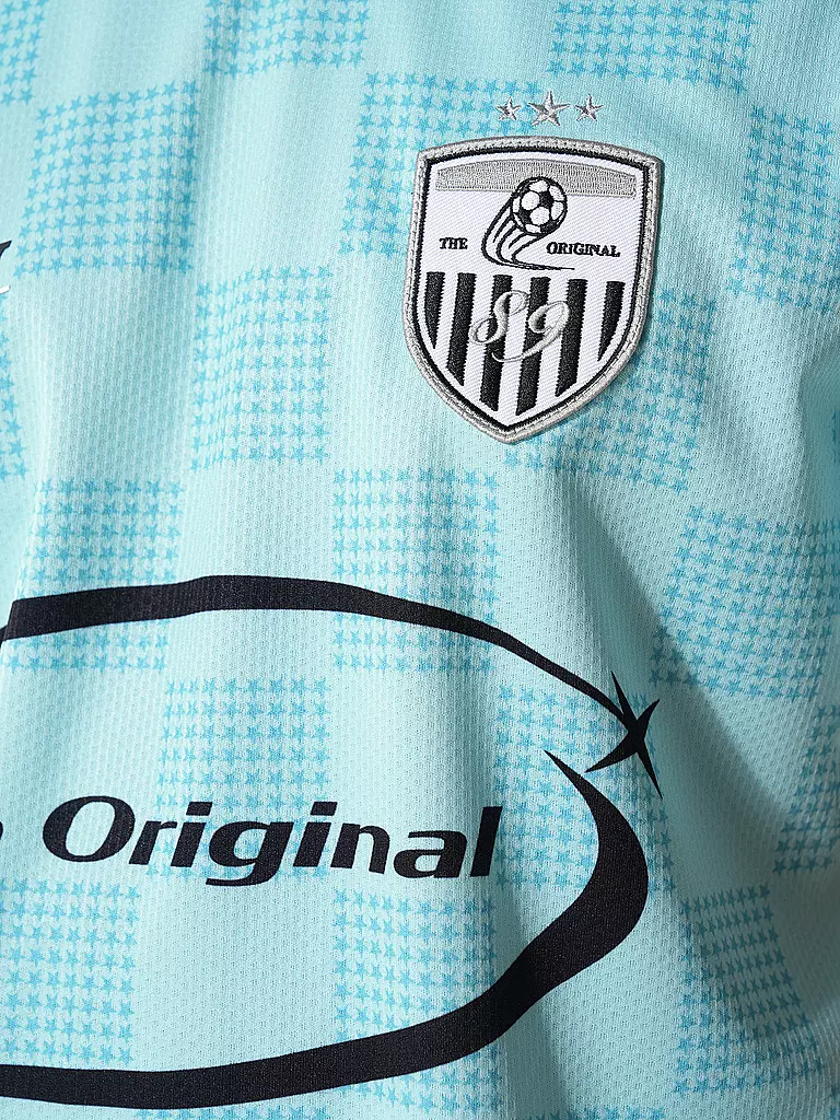 KARL KANI | T-Shirt SPORT STAR CHECK TRIKOT | Bleu clair