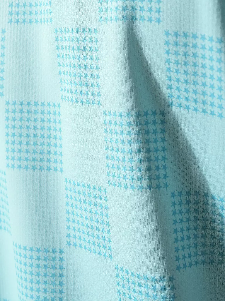 KARL KANI | T-Shirt SPORT STAR CHECK TRIKOT | Bleu clair